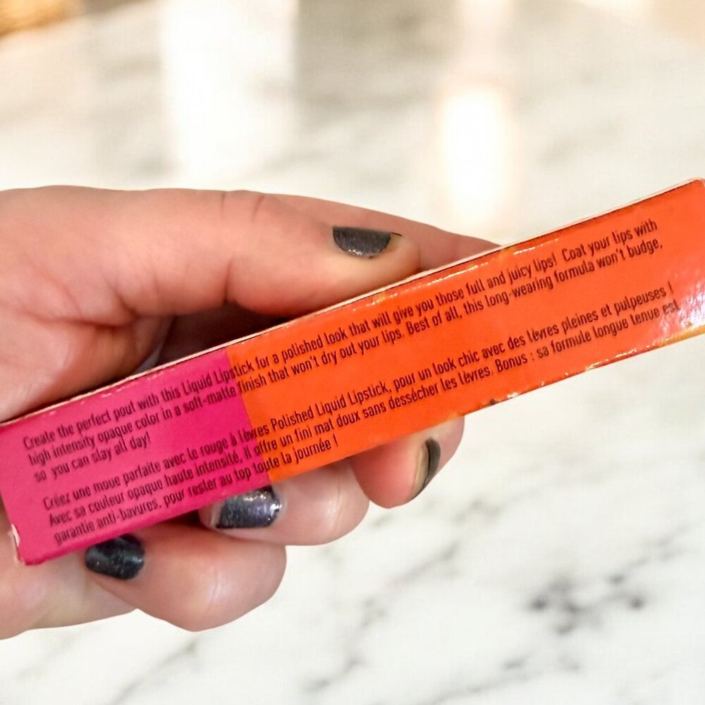 Mally+RuPaul Polished Liquid Lipstick Shade Showgirl New in Box - Picture 3 of 8